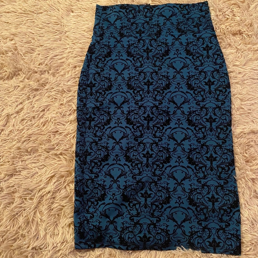 Hunter Green Pencil Skirt